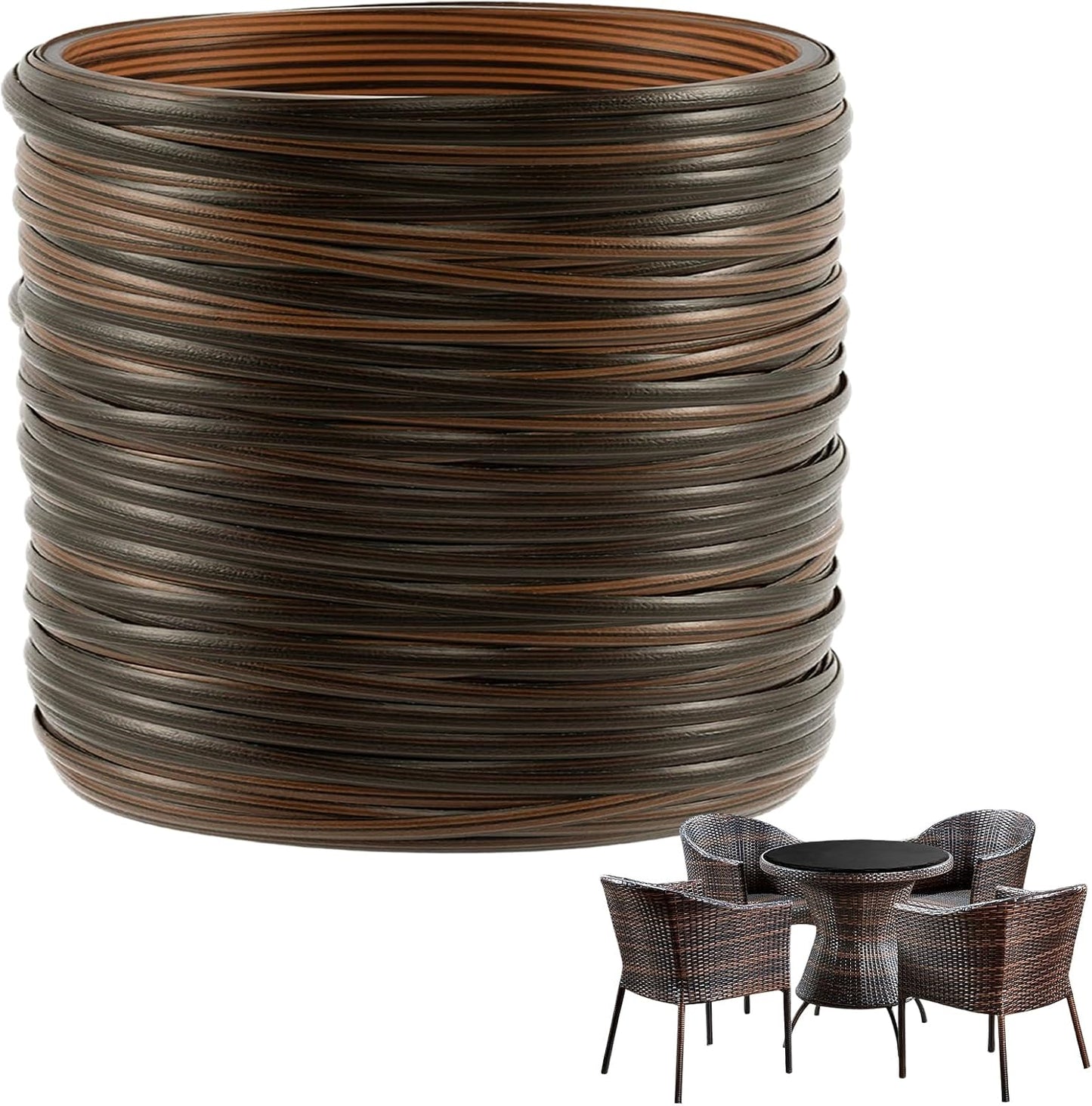 Kit reparación mimbre 459ft para muebles ratán al aire libre
