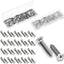 100 S blancos #8 para placa pared acero inox