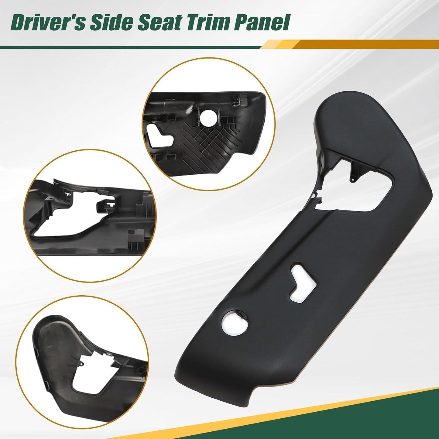 Panel asiento conductor izquierdo comp Dodge Durango 11-20