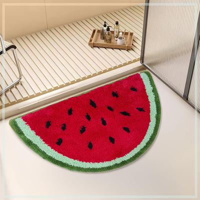 Alfombra antiderrap forma sandía para niños