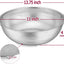 Colador acero inox 5qt con asas para drenar y lavar