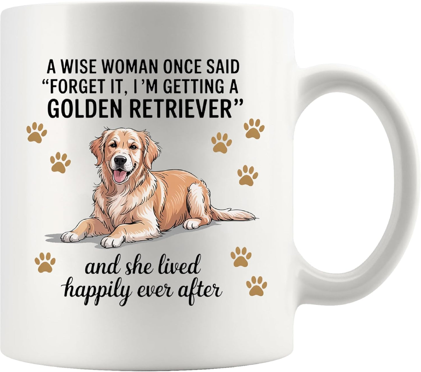 Taza cerámica con texto en inglés para perro y mamá