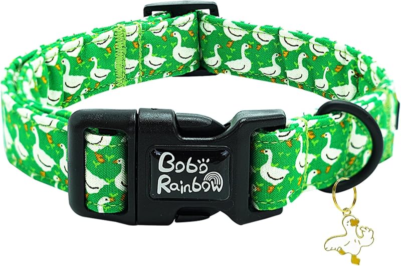 Collar ajustable algodón duradero para perros grandes