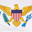 Bandera Islas Vírgenes EE.UU. 4x6ft fabricada en EE.UU.