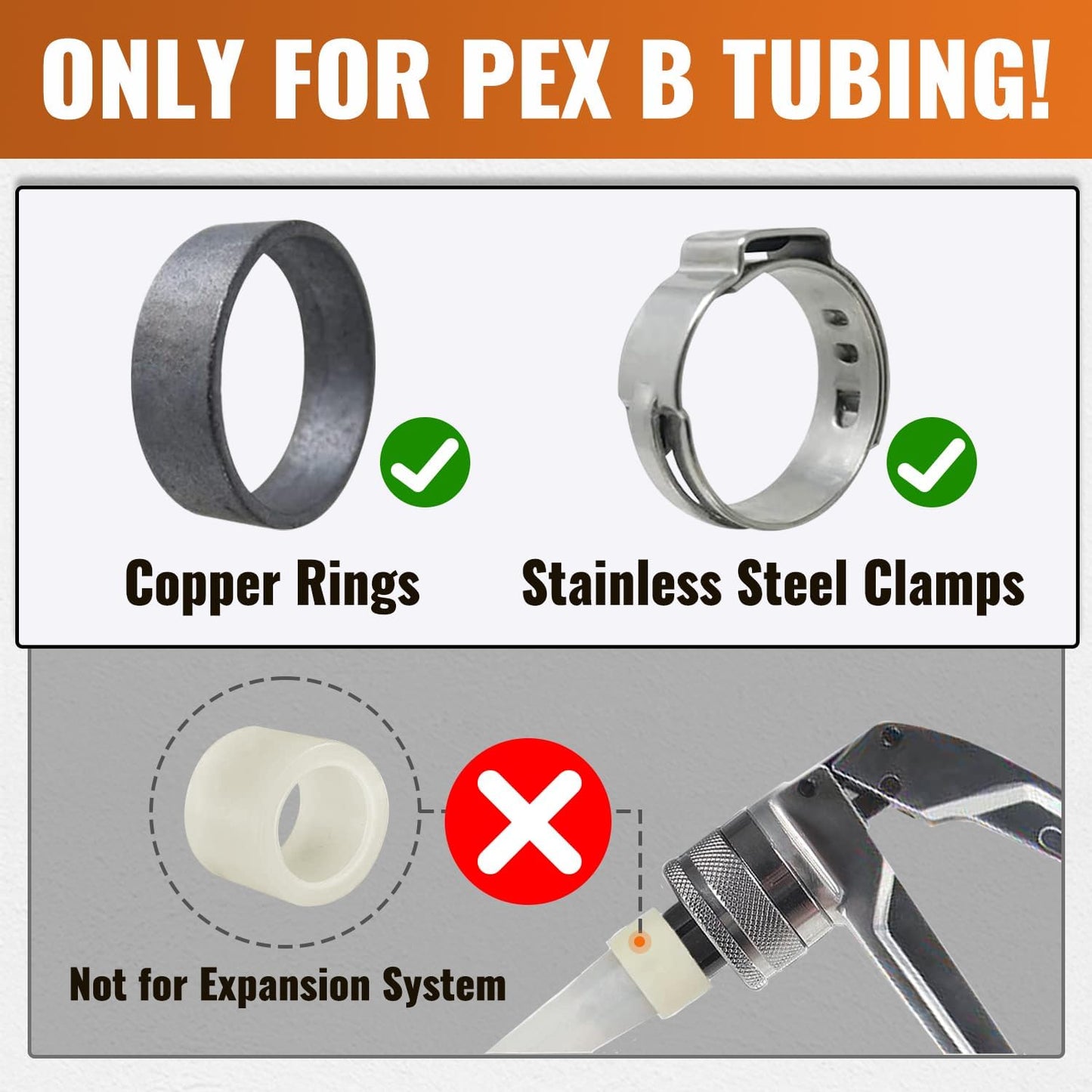 Pack 45 accesorios PEX 3/4 pulg sin plomo certificado