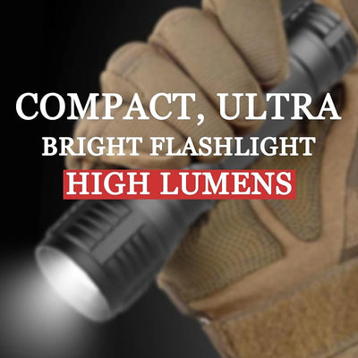 Linterna LED 3000 lúmenes zoom 3 modos resistente agua set 2