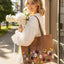 Bolsa de mano floral para mujer con bolsillo interior