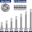 Tornillos chapa autoperforantes acero inox 410 #10x1/2 100uds