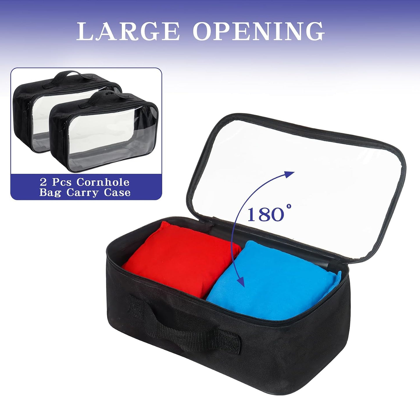 2 Fundas Transporte Bolsas Cornhole 8 Bolsas Frijoles Asa