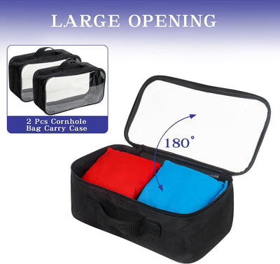 2 Fundas Transporte Bolsas Cornhole 8 Bolsas Frijoles Asa