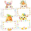 Tarjetas de Pascua Fancy Land con conejo, pollo y zanahoria, 24 unidades