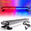 Barra luz LED rojo azul 54 luces emergencia