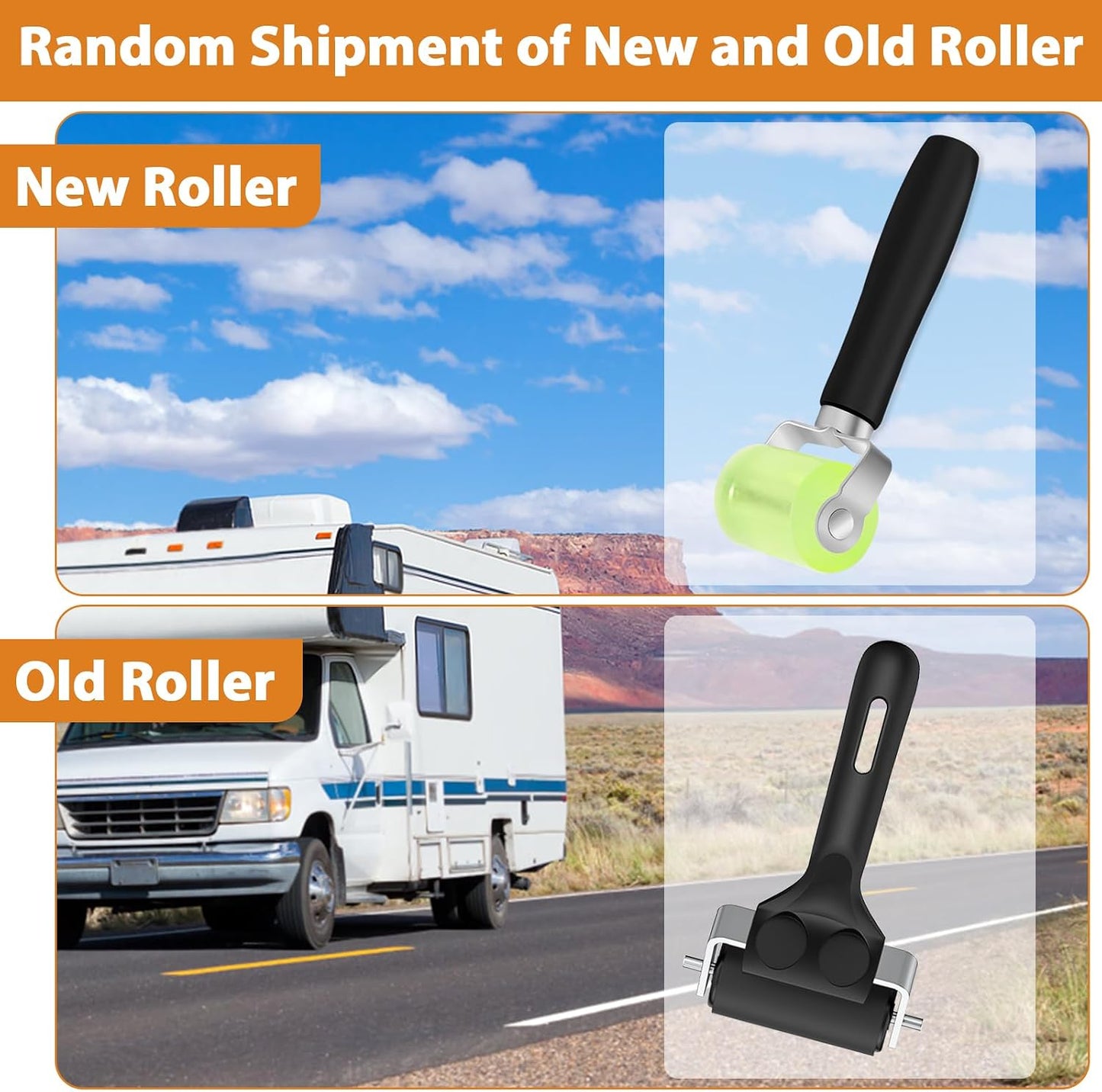 Cinta techo RV 4" x50pies resistente UV selladora