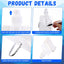 24 Pzas Botellas Agua Plegables 16oz Mosquetón Reutilizables