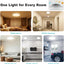 Lámpara techo LED empotrado 7pulg regulable 5 colores 15W