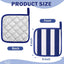 4 Soportes Ollas 8x8pulg Horno Almohadillas Calientes
