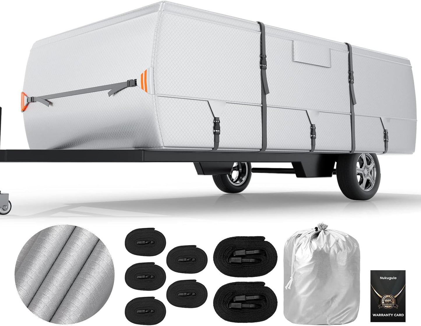 Cubierta plegable tela Oxford 10-12' impermeable anti-UV