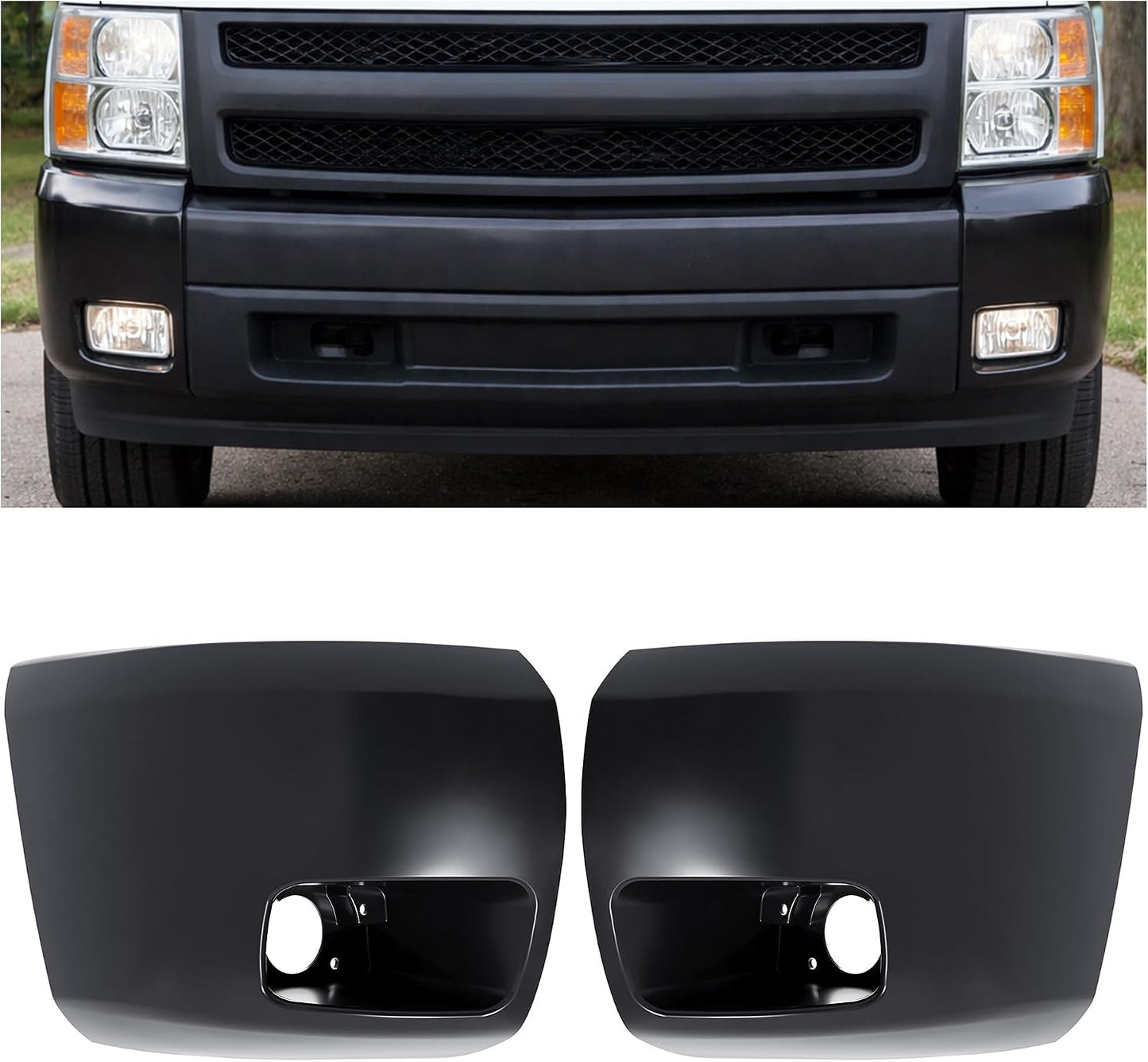 Tapón parachoques delantero comp Chevrolet Silverado 07-13