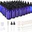 48 Botellas Vidrio Azul 1oz con Gotero Laboratorio