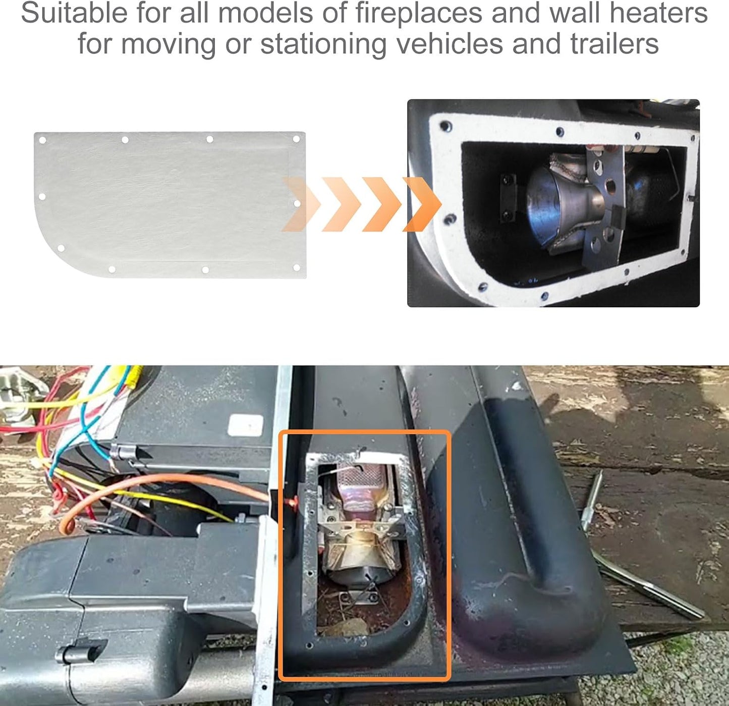 Junta acceso quemador horno Suburban set 2