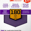 Papel lija 180 grano antideslizante 9x11pulg 20pzas morado