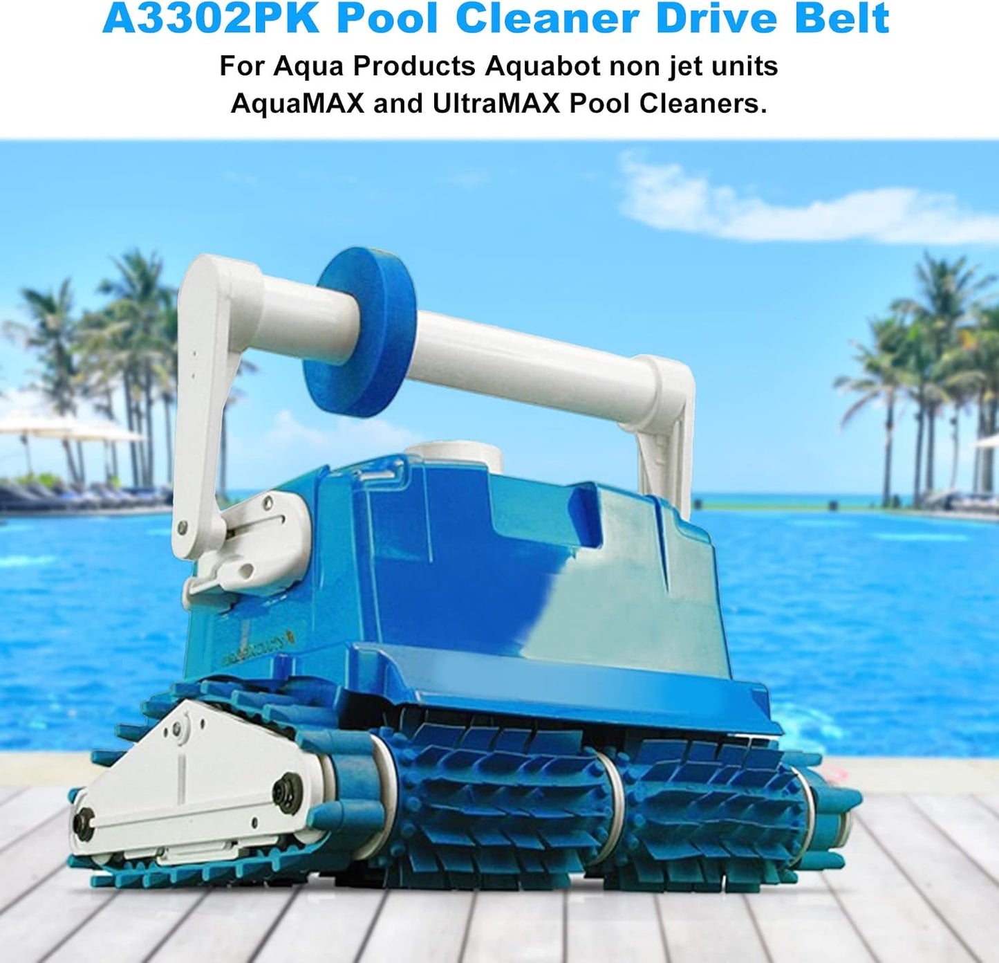 Cinturón robot limpiador piscinas Aquabot A3302PK 4 Pzas