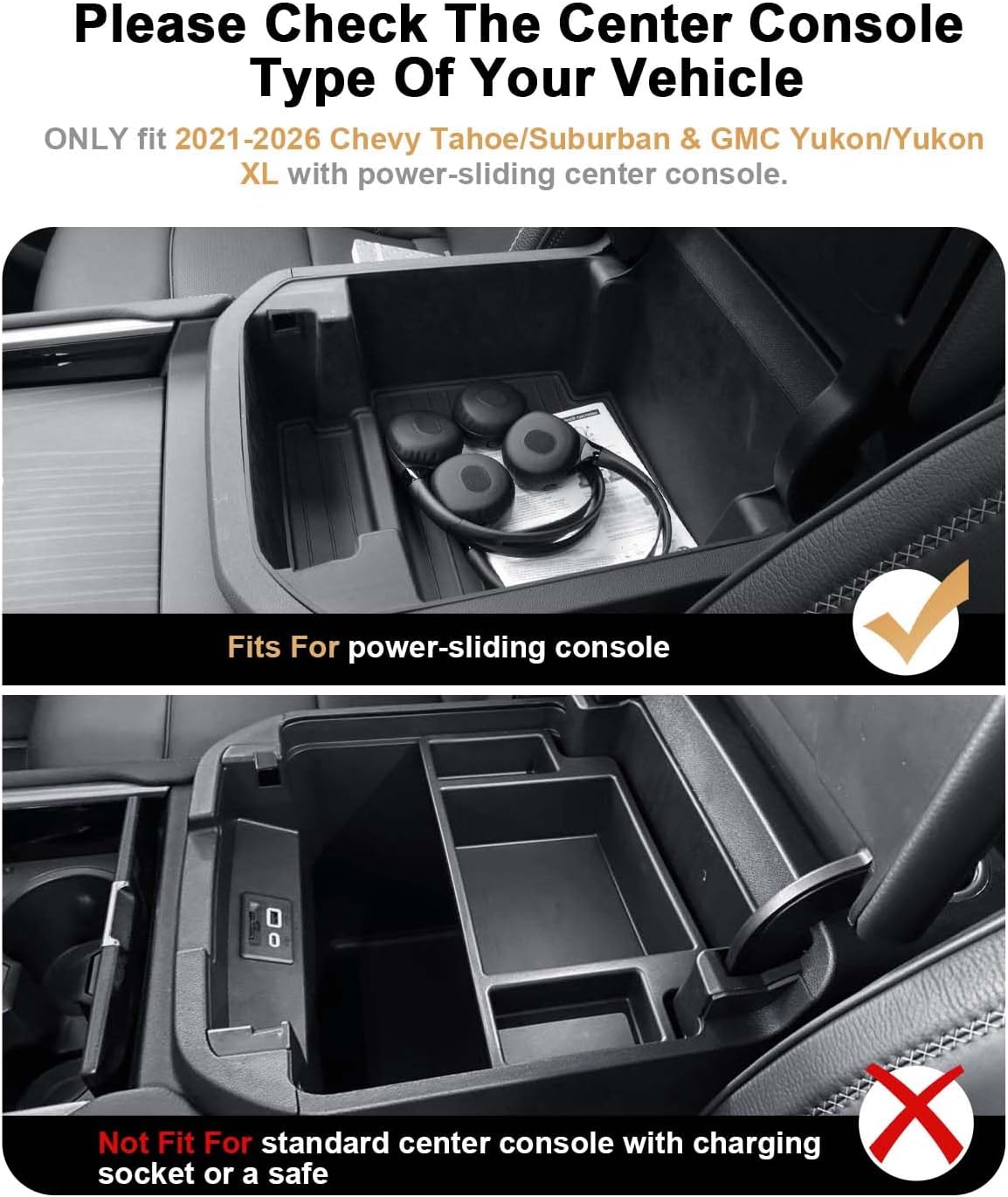 Organiz. consola Chevy Tahoe/Suburban 21-26