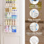 Organiz. puerta despensa 6 niveles cesta ajustable metal