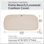 Funda cojín banca patio color beige antiguo