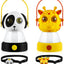 2 Set Linterna LED para Niños Temática Animales