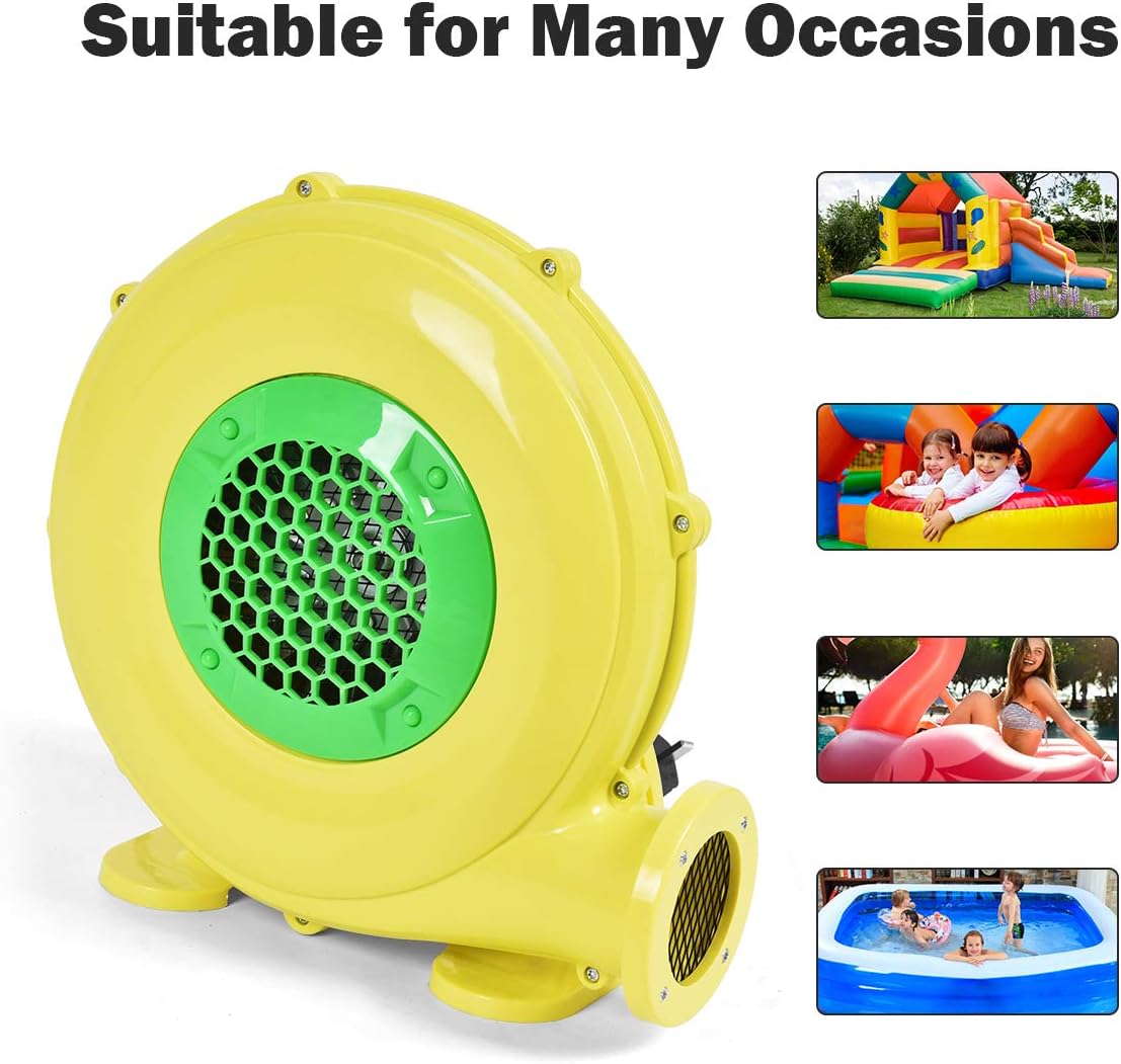 Soplador aire 480W para inflables casa rebote puente