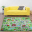 Alfombra set niños 5x6ft 6pulg educativa urbana