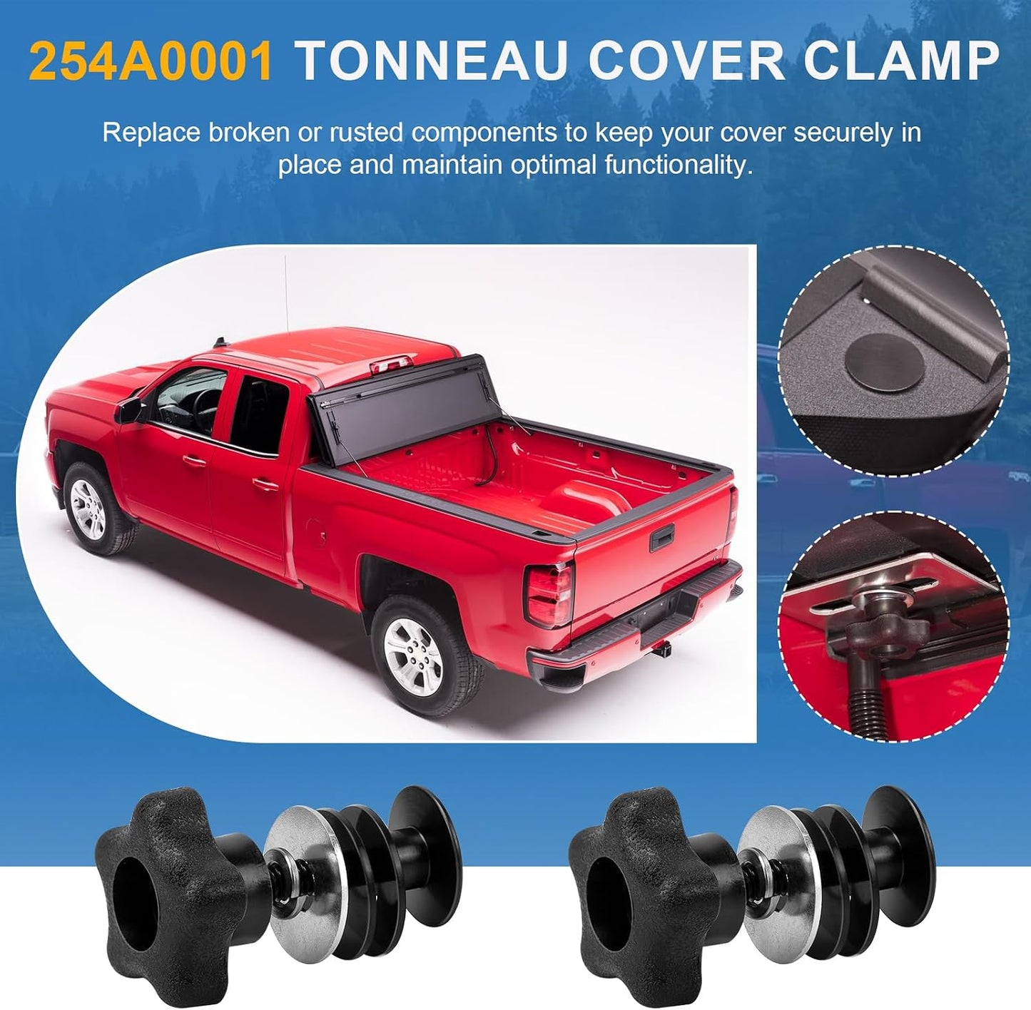 Kit abrazadera cubierta tonneau BAKFlip MX4 G2 universal