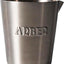 Vaso medidor acero inox 2oz con cuchara jardín