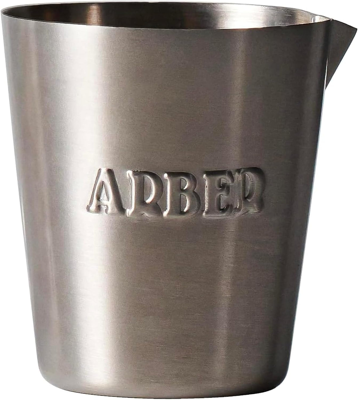 Vaso medidor acero inox 2oz con cuchara jardín