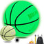 Balón baloncesto que brilla en oscuridad tamaño 5/6/7 con bomba