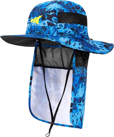 Sombrero Boonie UPF 50 para Hombres con Solapa Cuello