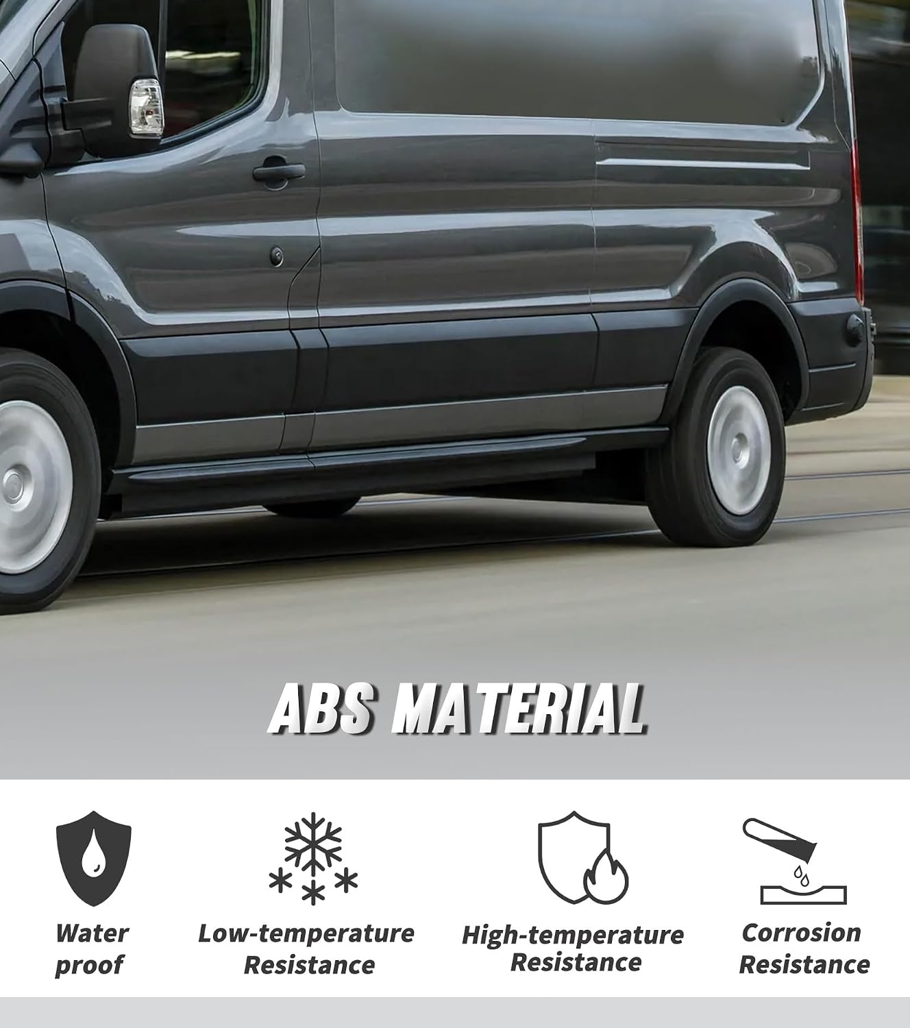 Moldura guardabarros trasero izq comp Transit 23