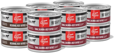 Alimentos húmedos para gatos paté atún salmón 3oz 12uds
