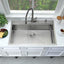 Fregadero cocina acero inox 33x19" con tabla cortar