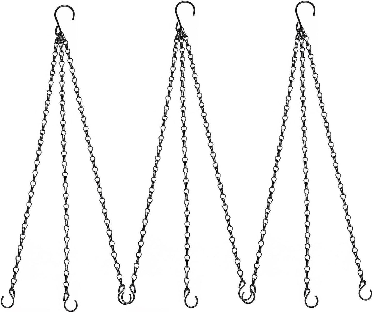 3 Pzas Cadenas Colgantes 23pulg para Macetas y Linternas