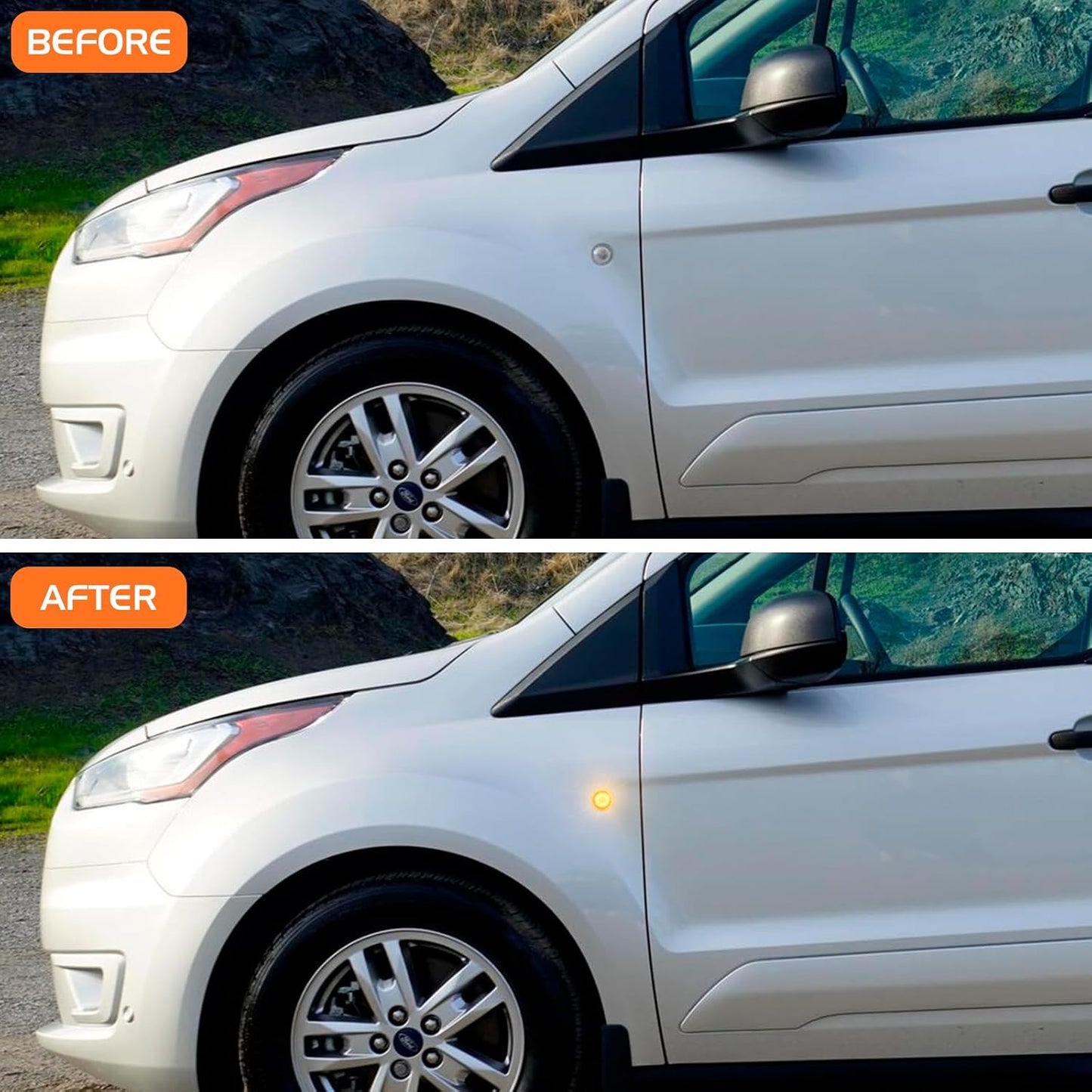 Luces LED ámbar Ford Transit Connect 2010-21