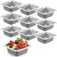 10 Sartenes Acero Inox 2.5pulg Profundidad Catering