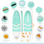 Tabla Paddle Inflable Adultos con Remo Aletas 10x33pulg