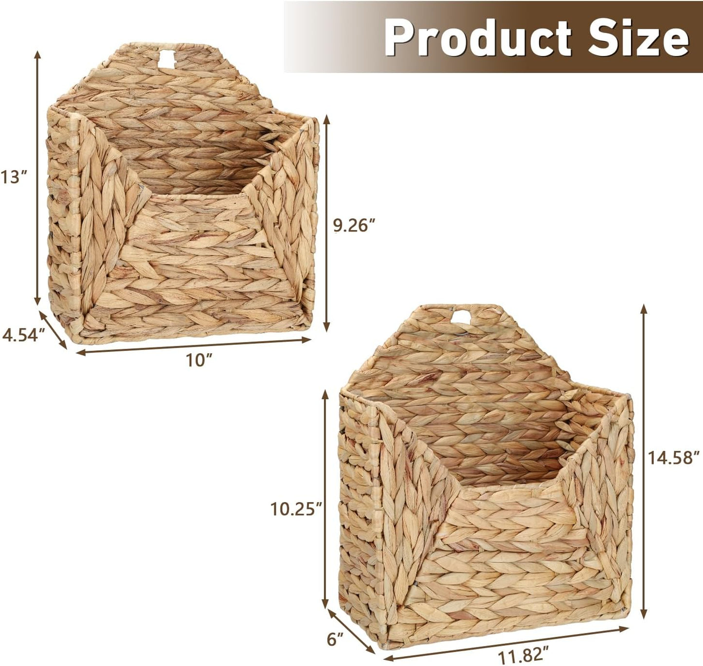 Cestas colgar pared 2 Pzas organiz. cocina