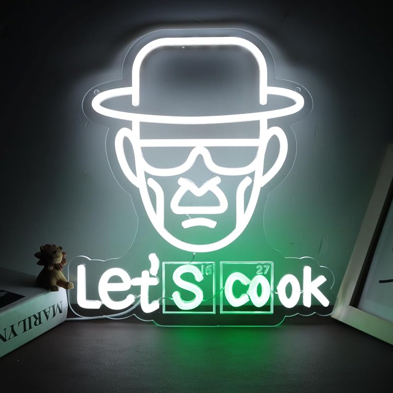 Letrero neón Heisenberg para dormitorio bar