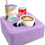 Soporte tazas almohada organiz. sofá cama coche campamento