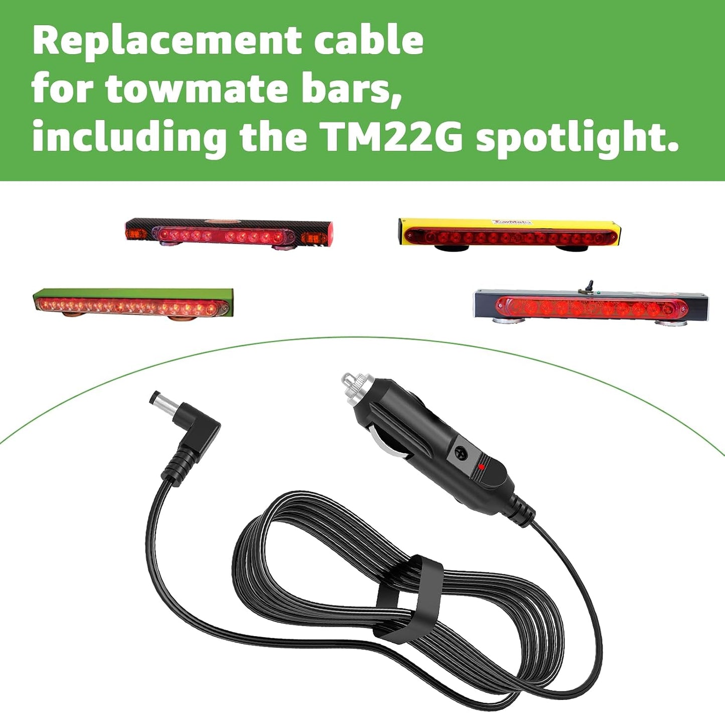 Cargador barra luz LED inalámbrica TowMate