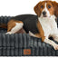 Cama ortopédica perro grande con cojín felpa y funda sintética