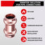 Accesorios presión cobre 3/4x3/4 pulg 10 pzas certif. Cupc